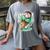 Baseball Boys Ice Cream Drip Baseball Boys Youth Mint Choco Women's Comfort Colors T-Shirt Gray
