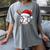 Baseball Christmas Lights Santa Christmas Baseball Player Women's Comfort Colors T-Shirt Gray Baseball Christmas Lights Santa Christmas Baseball Player Women's Comfort Colors T-Shirt Gray