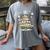 Baseball Christmas Tree Lights Women's Comfort Colors T-Shirt Gray Baseball Christmas Tree Lights Women's Comfort Colors T-Shirt Gray
