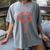 Baseball Cross Bats Pitcher Jesus Faith Women's Comfort Colors T-Shirt Gray