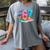 Baseball Drip Ice Cream 67 Graffiti Splash Melt Women's Comfort Colors T-Shirt Gray