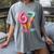 Baseball Drip Ice Cream 67 Women's Comfort Colors T-Shirt Gray Baseball Drip Ice Cream 67 Women's Comfort Colors T-Shirt Gray