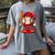 Baseball Drip Ice Cream Apparel Boys Kids Valentines Day Women's Comfort Colors T-Shirt Gray Baseball Drip Ice Cream Apparel Boys Kids Valentines Day Women's Comfort Colors T-Shirt Gray