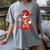 Baseball Drip Ice Cream Apparel Youth Boys Valentines Women's Comfort Colors T-Shirt Gray