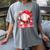 Baseball Drip Ice Cream Boys Kids Youth Valentines Women's Comfort Colors T-Shirt Gray Baseball Drip Ice Cream Boys Kids Youth Valentines Women's Comfort Colors T-Shirt Gray