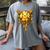 Baseball Drip Ice Cream Camo Cool Women's Comfort Colors T-Shirt Gray