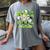 Baseball Drip Ice Cream Shamrock Irish St Patricks Men Women's Comfort Colors T-Shirt Gray