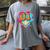 Baseball Drip Jersey Number 1 For Players & 1th Birthday Women's Comfort Colors T-Shirt Gray Baseball Drip Jersey Number 1 For Players & 1th Birthday Women's Comfort Colors T-Shirt Gray