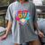 Baseball Drip Jersey Number 67 For Players & 67th Birthday Women's Comfort Colors T-Shirt Gray