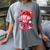 Baseball Drip Valentine Sports Vday Ice Cream Drip Heart Women's Comfort Colors T-Shirt Gray Baseball Drip Valentine Sports Vday Ice Cream Drip Heart Women's Comfort Colors T-Shirt Gray