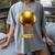 Baseball Dripping Drip Gold Sport Player Coach Baller Women's Comfort Colors T-Shirt Gray