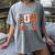 Baseball Football Basketball I Survived 100 Days Of School Women's Comfort Colors T-Shirt Gray Baseball Football Basketball I Survived 100 Days Of School Women's Comfort Colors T-Shirt Gray