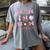 Baseball Gigi Era Bows Baseball Mom Women Women's Comfort Colors T-Shirt Gray Baseball Gigi Era Bows Baseball Mom Women Women's Comfort Colors T-Shirt Gray