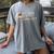 Baseball Hit Hard Run Fast Turn Left Men Boys Women's Comfort Colors T-Shirt Gray