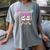 Baseball Ice Cream Drip Number 23 Player 23rd Birthday Women's Comfort Colors T-Shirt Gray