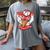 Baseball Ice Cream Drip Baseball Strawberry For Youth Red Women's Comfort Colors T-Shirt Gray