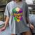 Baseball Ice Cream Respect The Drip Mardi Gras Carnival Boys Women's Comfort Colors T-Shirt Gray Baseball Ice Cream Respect The Drip Mardi Gras Carnival Boys Women's Comfort Colors T-Shirt Gray