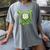 Baseball Icecream St Patrick's Day Lucky Charm Shamrock Drip Women's Comfort Colors T-Shirt Gray Baseball Icecream St Patrick's Day Lucky Charm Shamrock Drip Women's Comfort Colors T-Shirt Gray