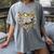 Baseball Life Lifestyle Home Plate Camo Ice Cream Drip Kids Women's Comfort Colors T-Shirt Gray