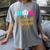 Baseball Lifestyle Baseball Drip Icecream Women's Comfort Colors T-Shirt Gray Baseball Lifestyle Baseball Drip Icecream Women's Comfort Colors T-Shirt Gray