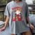 Baseball Mama Sports Mom Baseball Valentine Drip Girls Women Women's Comfort Colors T-Shirt Gray