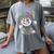 Baseball Mascot Attitude Graffiti Splash Bat Cap Women's Comfort Colors T-Shirt Gray Baseball Mascot Attitude Graffiti Splash Bat Cap Women's Comfort Colors T-Shirt Gray