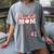 Baseball Mom 41 Number 41 Jersey Team Numbered Jersey Women's Comfort Colors T-Shirt Gray