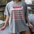 Baseball Mom Alphabet Parent Mama Player Game Sport Fan Women's Comfort Colors T-Shirt Gray