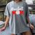 Baseball Mom Cute Letter Print Women Cute Mother's Day Women's Comfort Colors T-Shirt Gray Baseball Mom Cute Letter Print Women Cute Mother's Day Women's Comfort Colors T-Shirt Gray