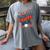 In My Baseball Mom Era Groovy Mom Baseball Mama Mother's Day Women's Comfort Colors T-Shirt Gray