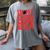 In My Baseball Mom Era Red Women's Comfort Colors T-Shirt Gray In My Baseball Mom Era Red Women's Comfort Colors T-Shirt Gray