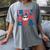 In My Baseball Mom Era Smile Face Retro Women's Comfort Colors T-Shirt Gray