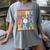 In My Baseball Mom Era Tee Bunny Ears Rabbit Baseball Women's Comfort Colors T-Shirt Gray