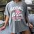 Baseball Mom Baseball Gloves Bat Baseball Player Women's Comfort Colors T-Shirt Gray