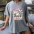 Baseball Mom Mama Mother's Dog In My Baseball Mom Era Women's Comfort Colors T-Shirt Gray