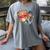 Baseball Mom Mama Mother's In My Baseball Mom Era Women's Comfort Colors T-Shirt Gray