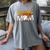 Baseball Mom Sports Graphic Novelty Women's Comfort Colors T-Shirt Gray