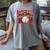 Baseball Mom Sports Red Women's Comfort Colors T-Shirt Gray