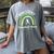 Baseball Mom St Patrick's Day Irish Shamrock Sports Women's Comfort Colors T-Shirt Gray Baseball Mom St Patrick's Day Irish Shamrock Sports Women's Comfort Colors T-Shirt Gray