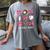 Baseball Nana Era Bows Baseball Mom Women Women's Comfort Colors T-Shirt Gray