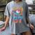Baseball Player 67 Number 67th Sports Ice Cream Drip Women's Comfort Colors T-Shirt Gray