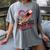 Baseball Valentine Love Is Our Home Run Apparel Women's Comfort Colors T-Shirt Gray Baseball Valentine Love Is Our Home Run Apparel Women's Comfort Colors T-Shirt Gray