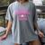 Best Baseball Mom Ever Pink Women's Comfort Colors T-Shirt Gray