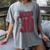 Betty Boop Baseball Logo Jersey With Stars Cute Cartoon Women's Comfort Colors T-Shirt Gray Betty Boop Baseball Logo Jersey With Stars Cute Cartoon Women's Comfort Colors T-Shirt Gray
