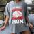 Beware Serious Baseball Mom Game Cheerleading Family Women's Comfort Colors T-Shirt Gray