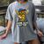 Boys Pizza Theme Baseball Home Hitter Women's Comfort Colors T-Shirt Gray