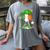 Boys St Patricks Day Kids Baseball Player Ice Cream Drip Women's Comfort Colors T-Shirt Gray Boys St Patricks Day Kids Baseball Player Ice Cream Drip Women's Comfort Colors T-Shirt Gray