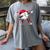 Boys Valentines Baseball Women's Comfort Colors T-Shirt Gray