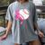 Breast Cancer Awareness Baseball Mom Women's Comfort Colors T-Shirt Gray Breast Cancer Awareness Baseball Mom Women's Comfort Colors T-Shirt Gray