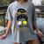 Busy Raising Ballers Tennis Baseball Mom Messy Bun Leopard Women's Comfort Colors T-Shirt Gray Busy Raising Ballers Tennis Baseball Mom Messy Bun Leopard Women's Comfort Colors T-Shirt Gray